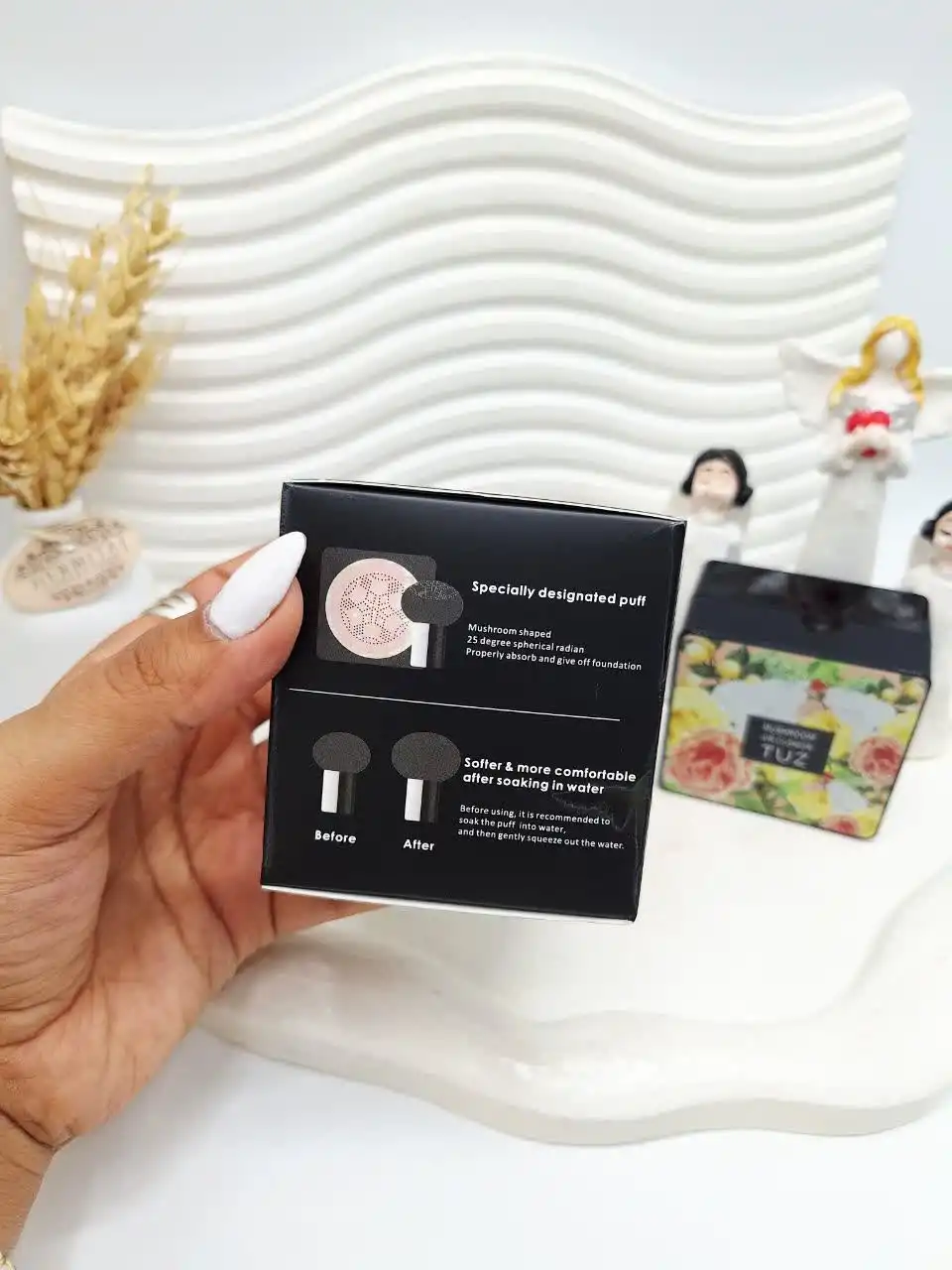 کوشن توز طرح گل اصلی با پد قارچی کد 56890