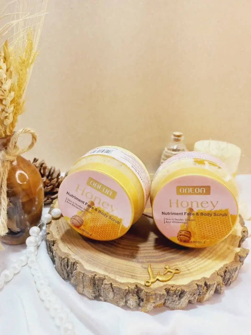 اسکراب شنی صورت و بدن رایحه عسل اونه اون ONEON کد LR002 3