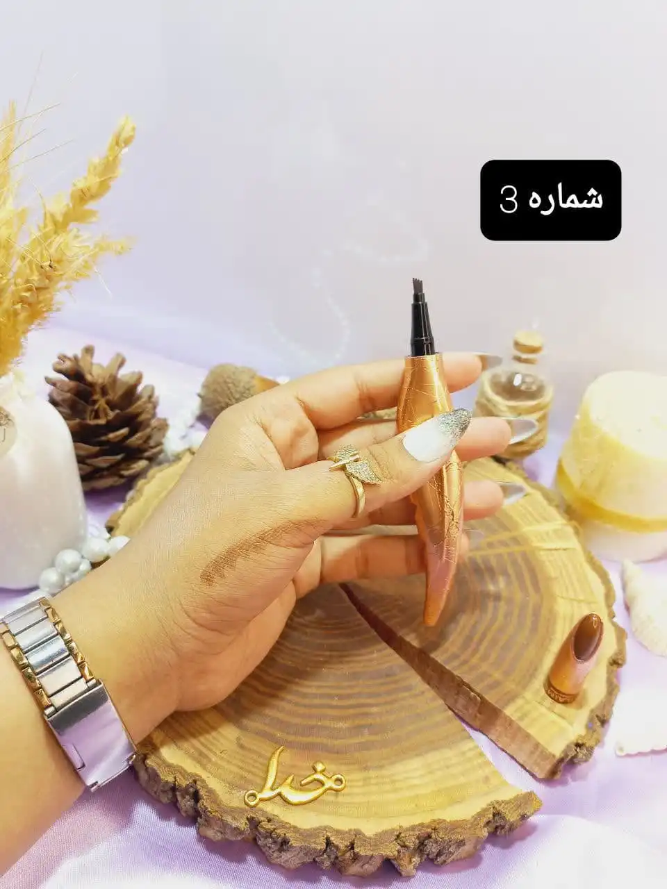 هاشور ابرو 4 خط شکل پر از برند معروف تایلامی TAILAIMEI کد E079