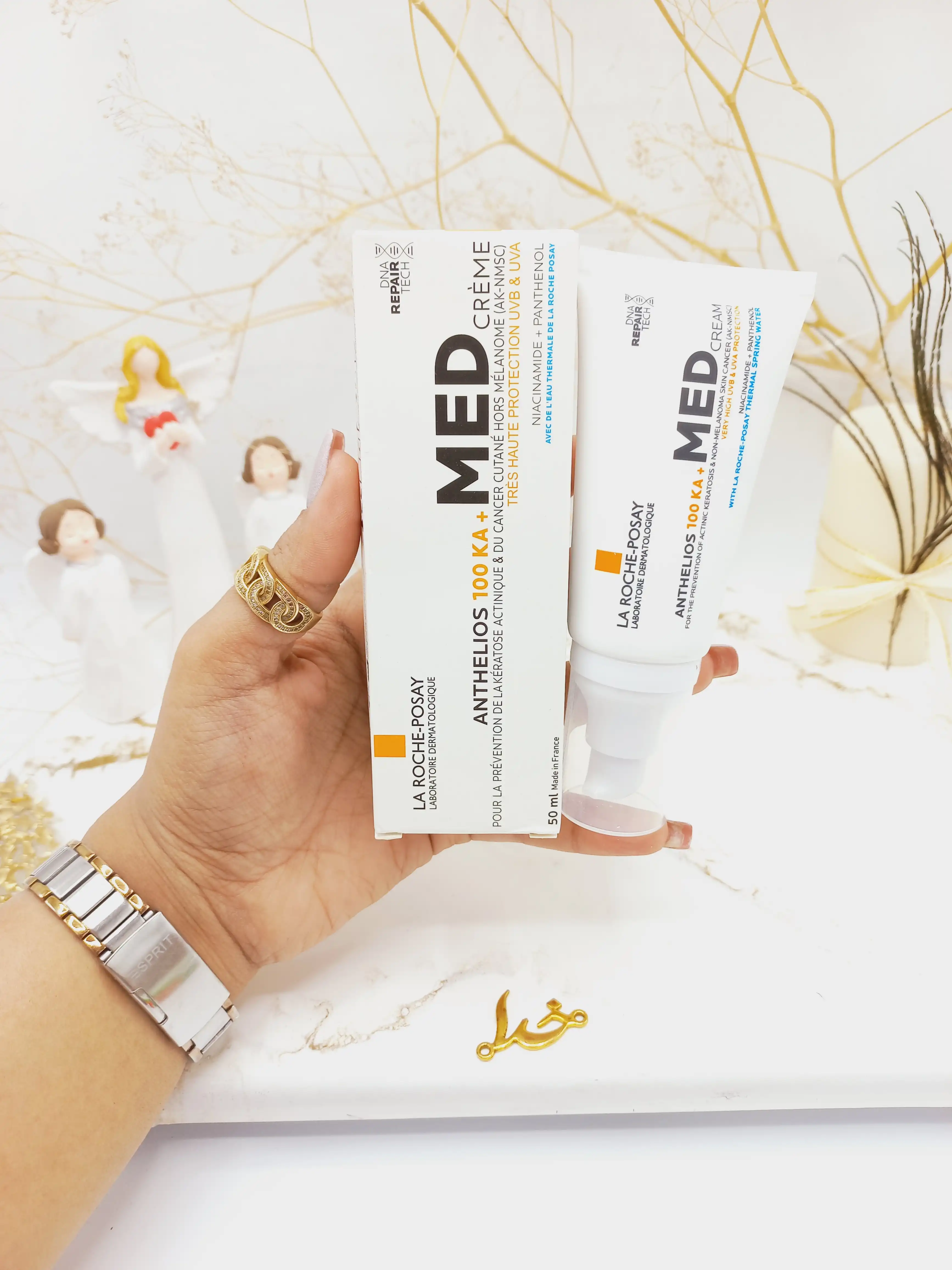 کرم ضد آفتاب محافظت بالا اشعه بی رنگ La Roche Posay Anthelios  کد 8181