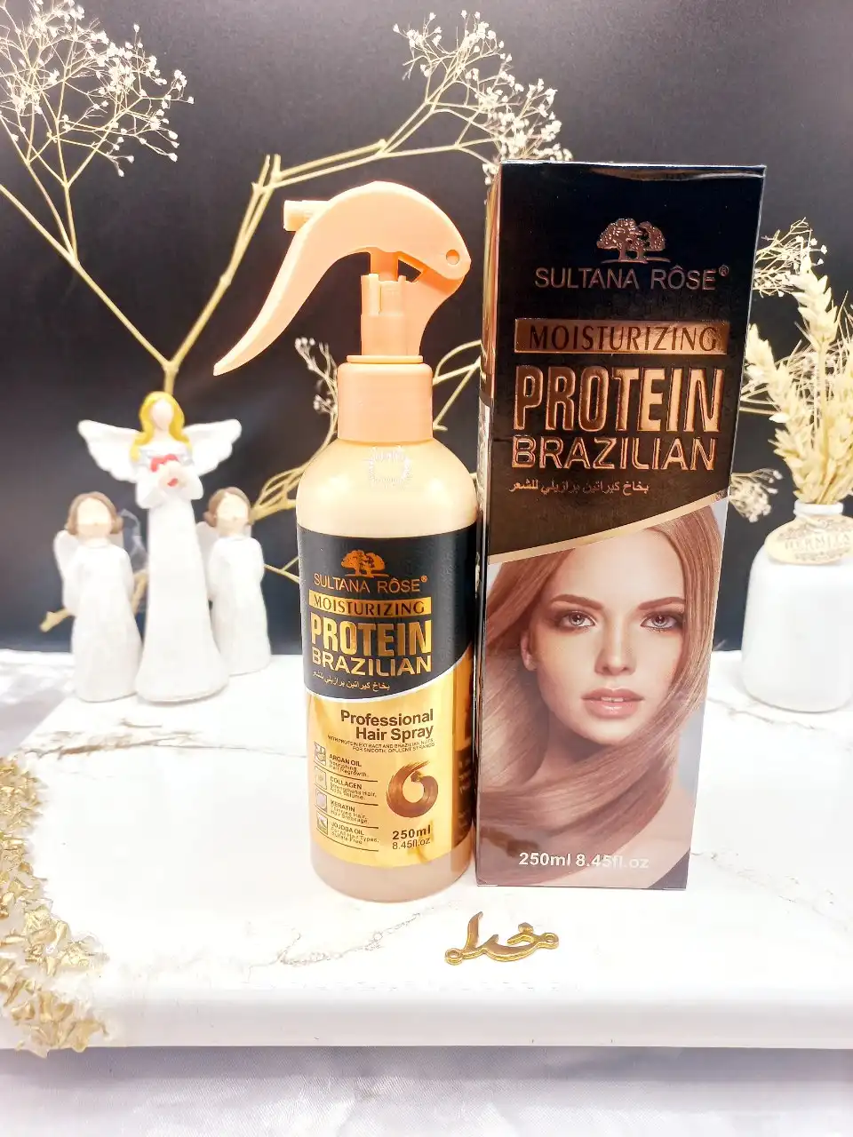 اسپری دو فاز کراتین و پروتین برند SULTANA ROSE کد SA_221