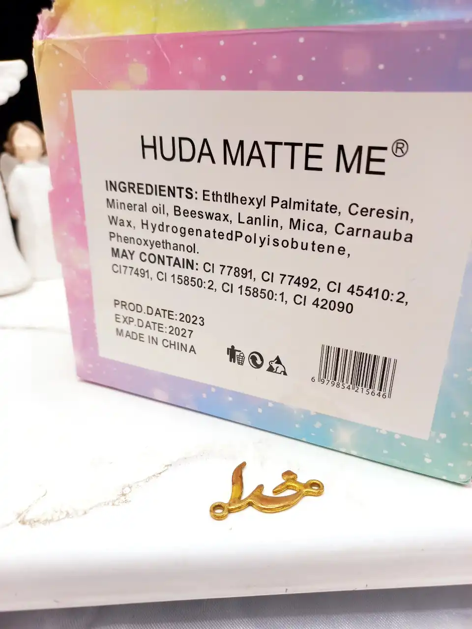 برق لب حرارتی طرح زنبور هدا مات می HUDA MATTE ME کد X280