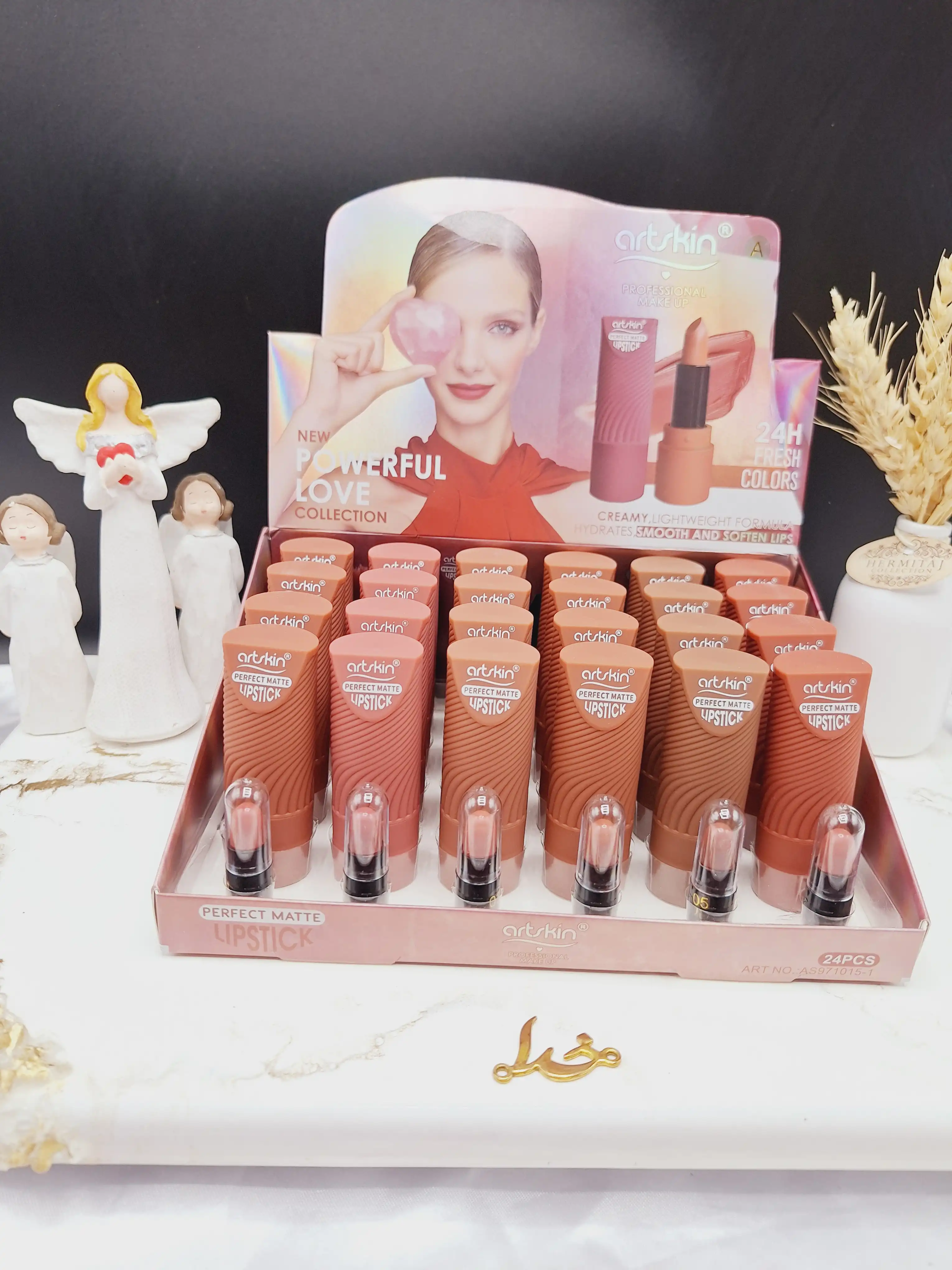 پک 6 عددی رژ جامد 24 ساعته آرت اسکین artskin  کد SA971015-1