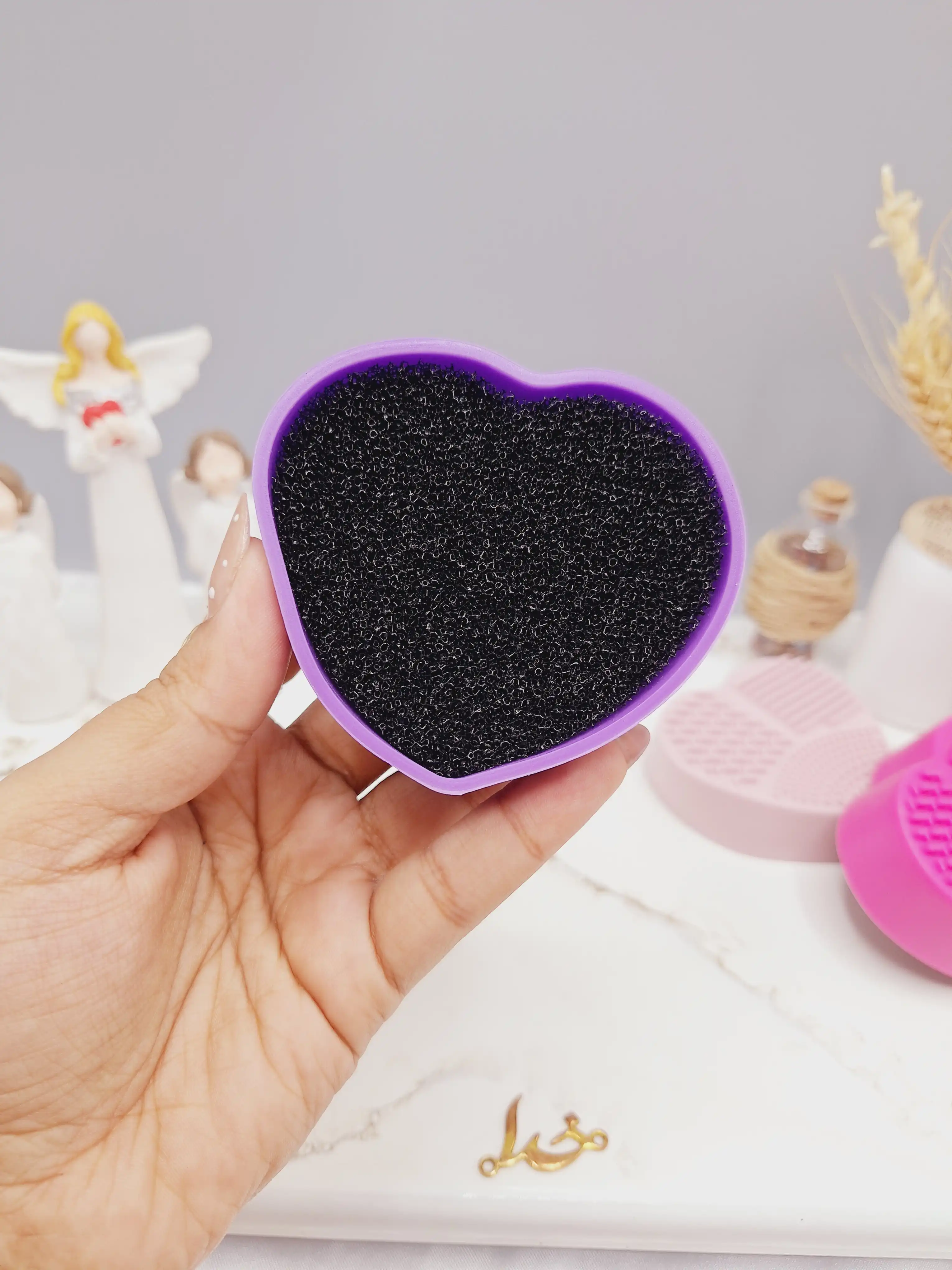 براش شور سلیکونی طرح قلب