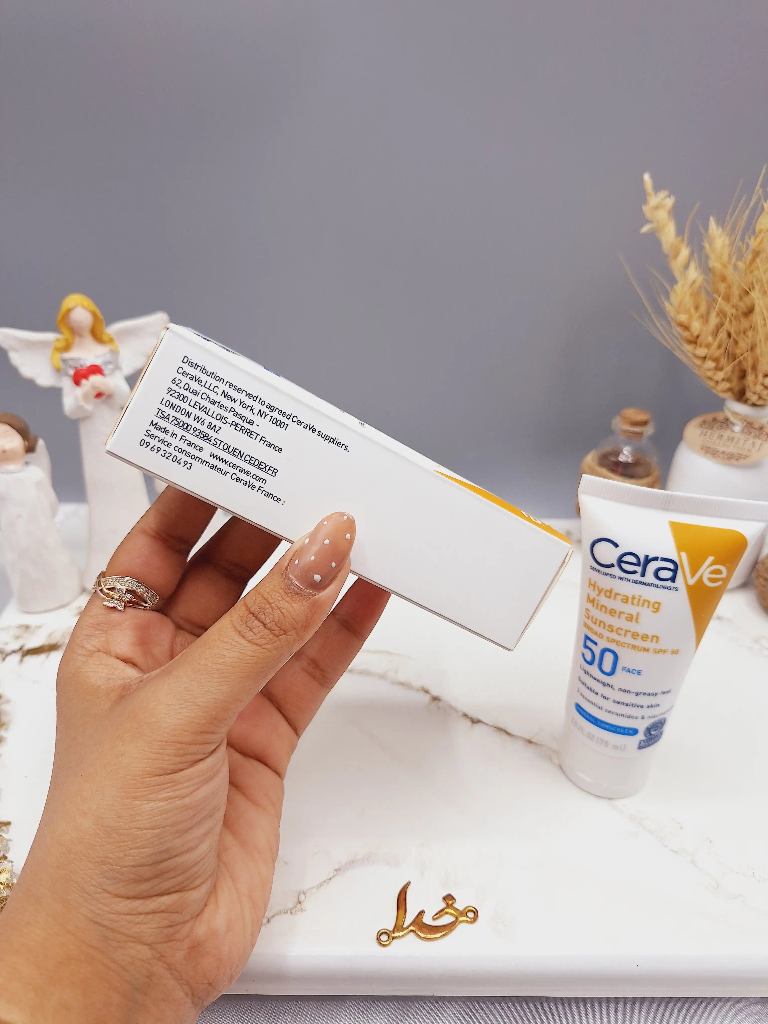 ضد آفتاب Spf 50 ساخت فرانسه برند Cera Ve (های کپی درجه ۱) اماراتی کد 4118