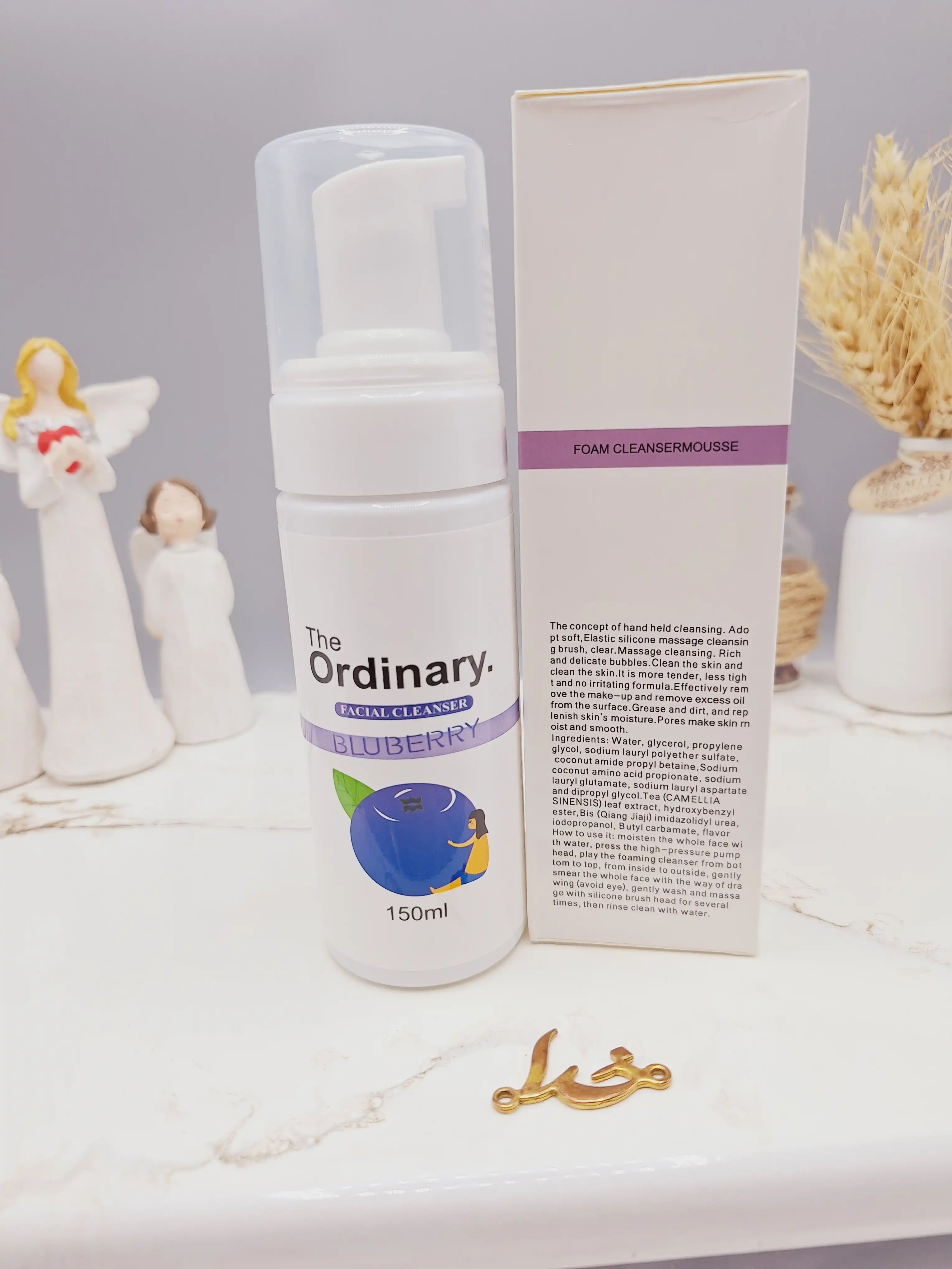 فوم شستشو صورت با عصاره بلوبری برند اوردینری ordinary کد 2218