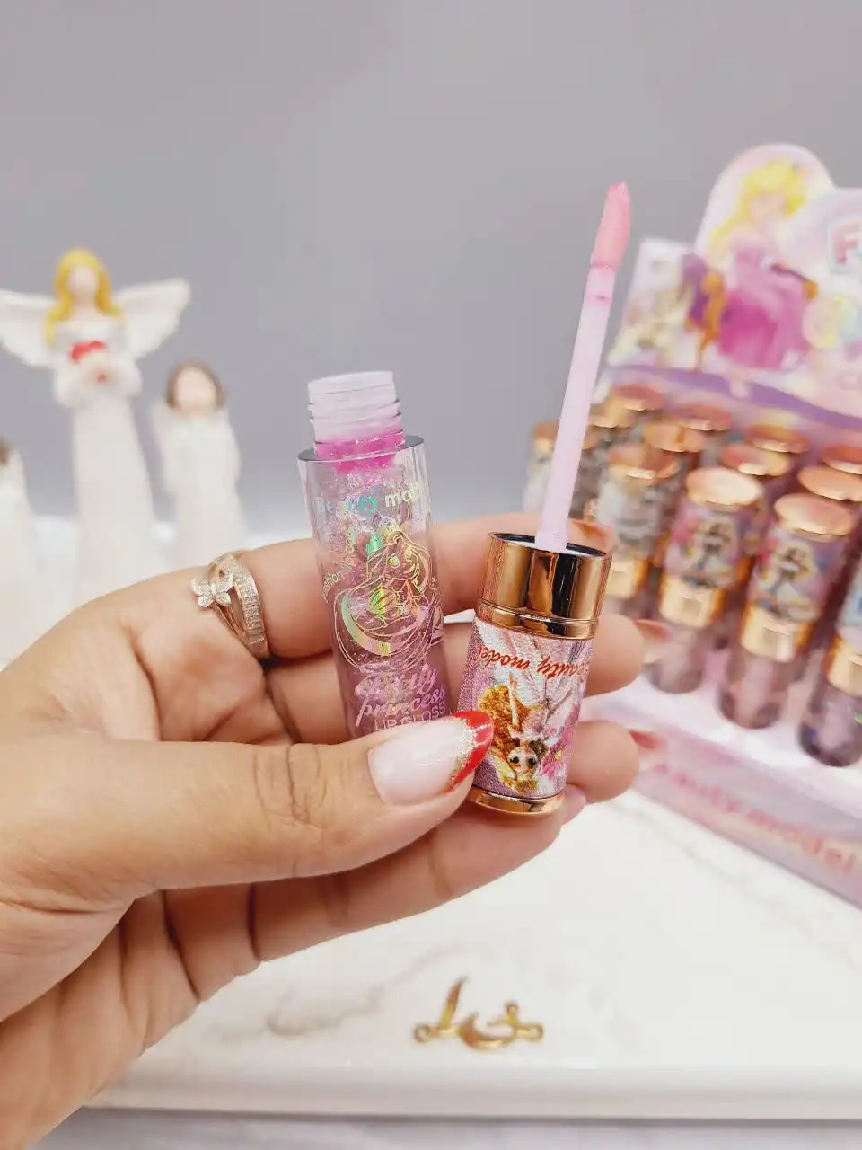 برق لب حرارتی طرح پرنسس دیزنی‌ برند Beauty model کد L7080