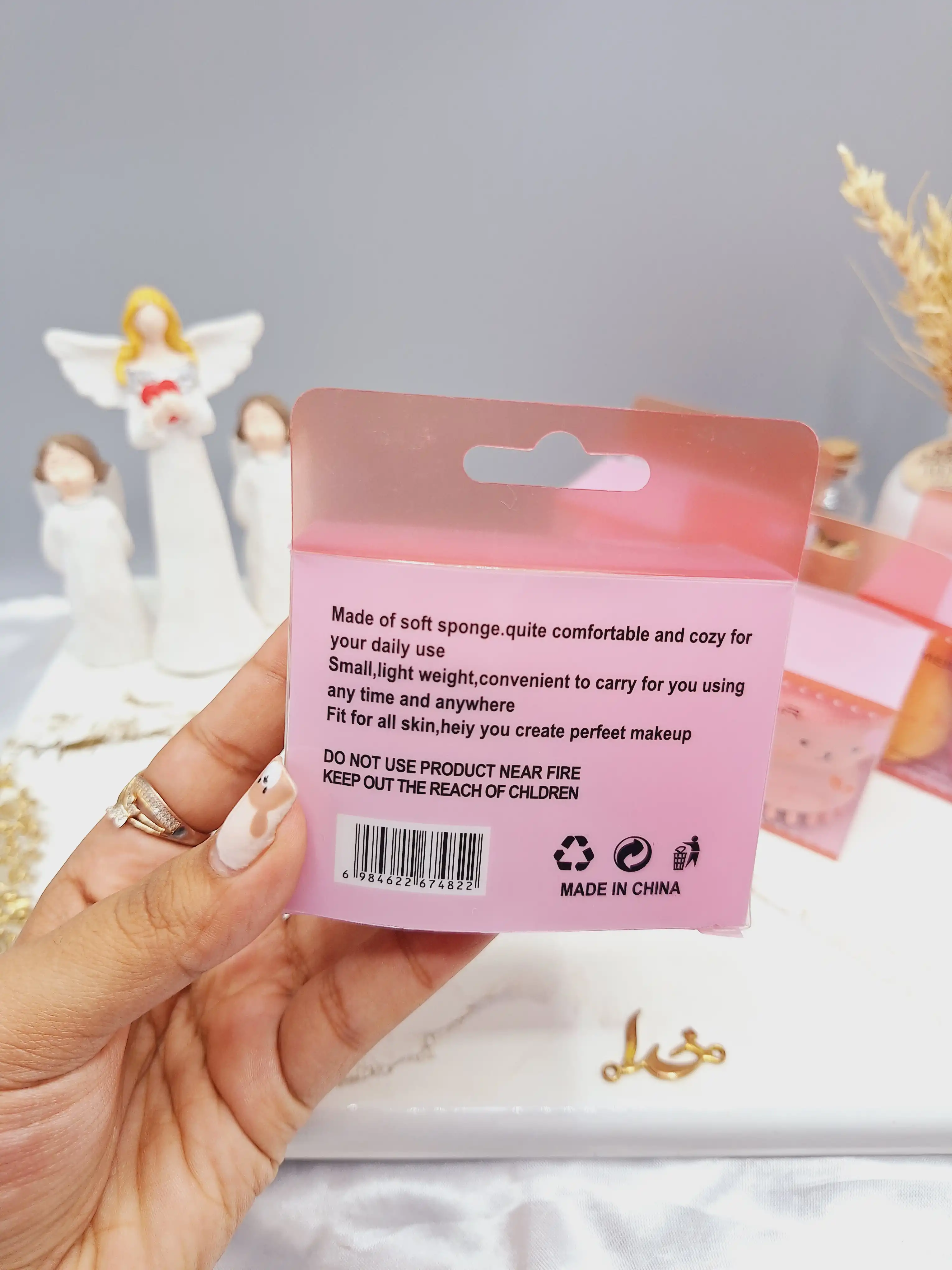 ست پک دوتایی فیس براش هشت پا و پد تخم مرغی MEILI STAR کد 4822
