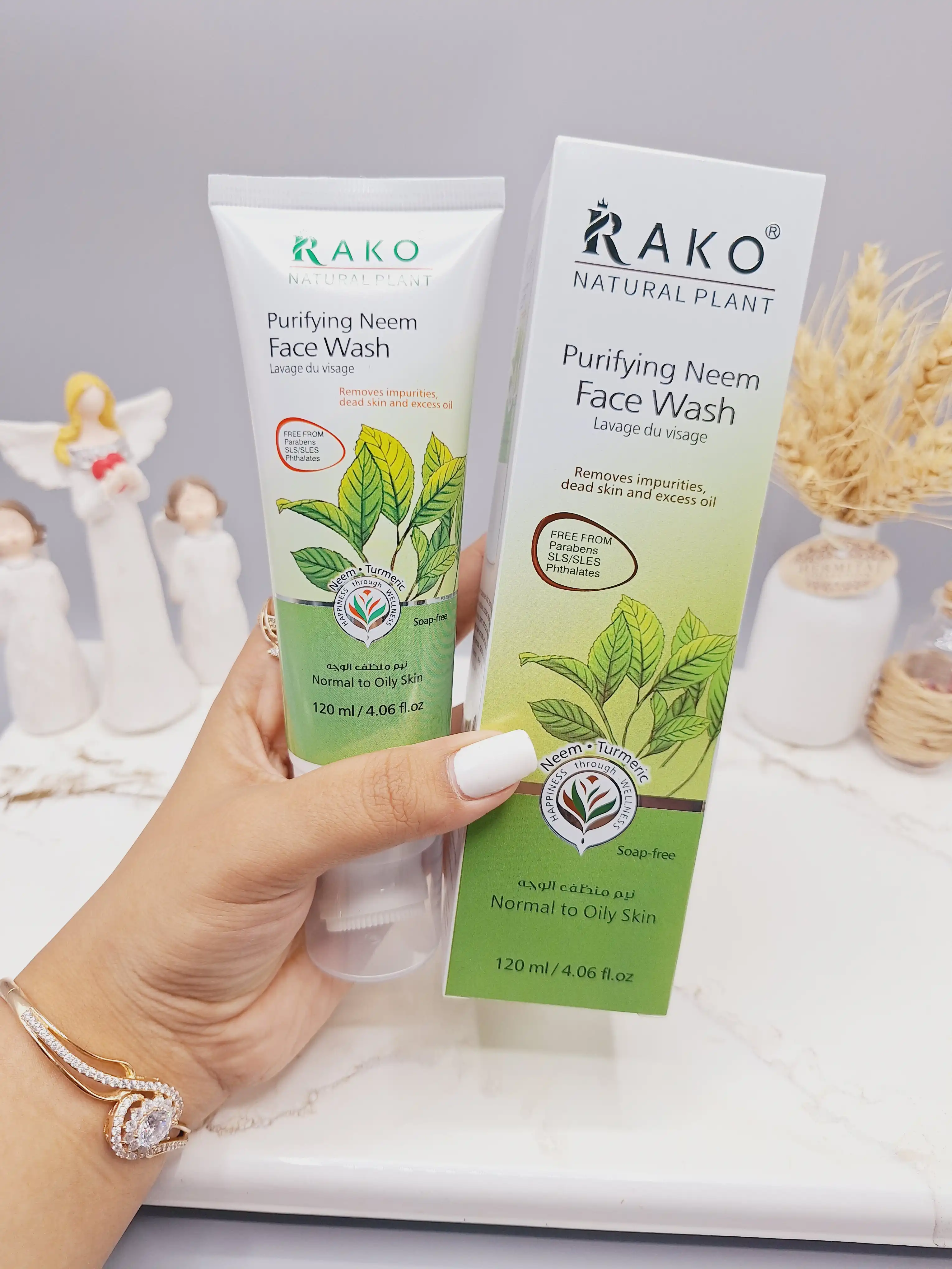 فوم براش دار از بین برنده جوش و چربی مرده برگ ریحان راکو RAKO اصلی کد RK1094