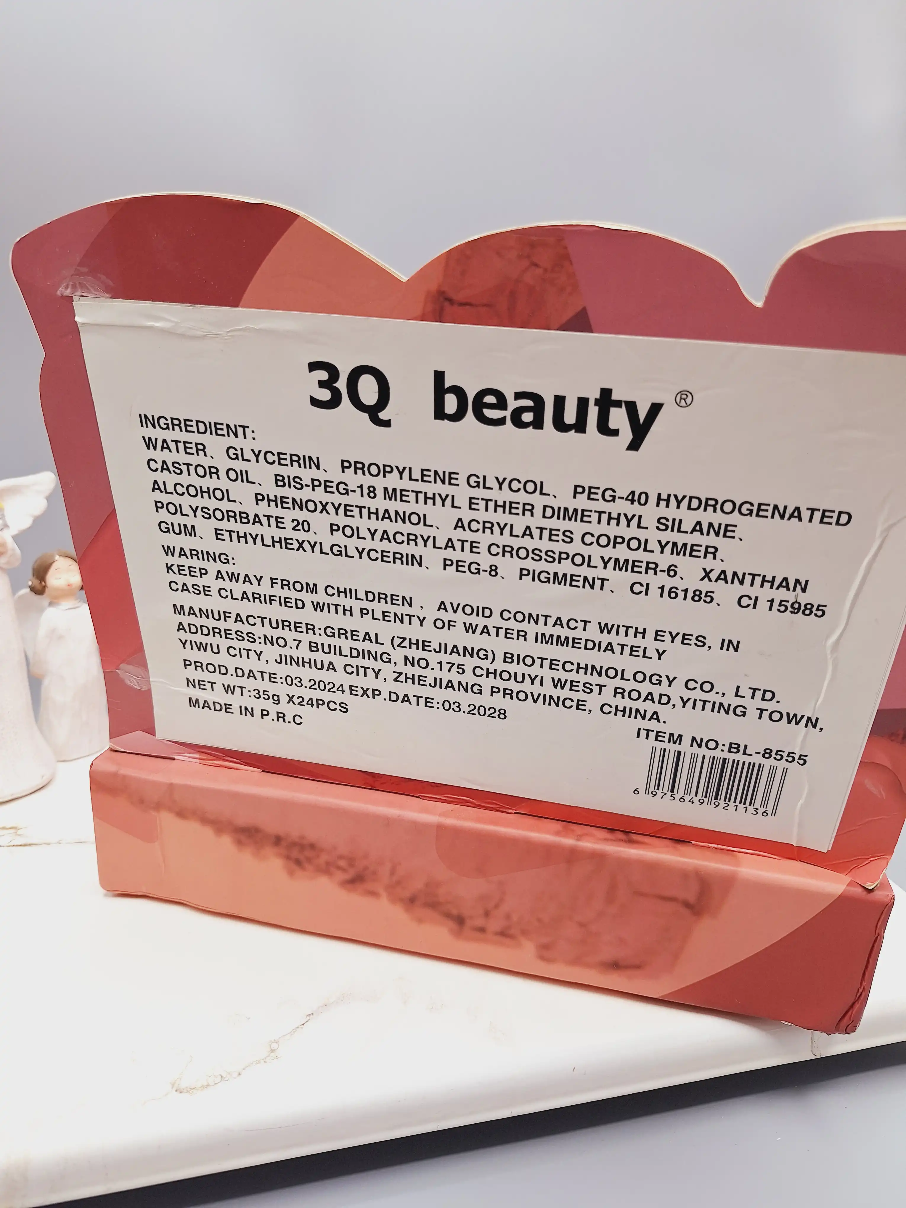 رژ گونه مایع زیبا استوانه ای برند 3Q‏ بیوتی کد NO:BL-8555