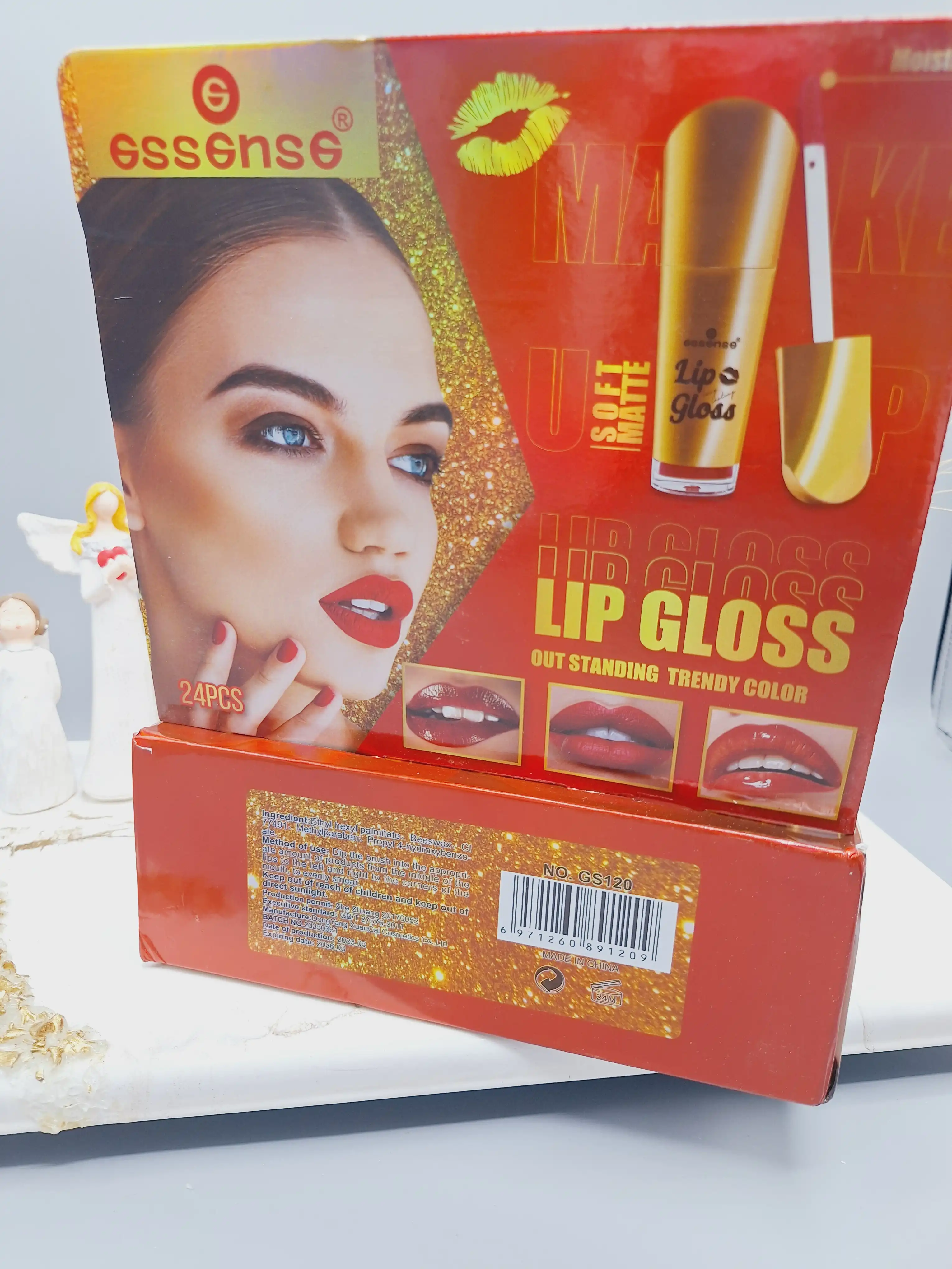 پک 6  تایی رژ مایع Gssense برند GS120