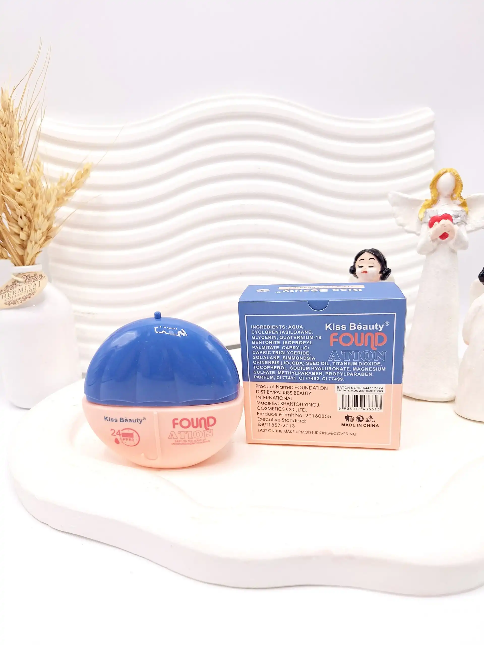 ضد آفتاب کرم پودری spf60 کیس بیوتی مدل چتر حجم 50 میل کد 68644-03