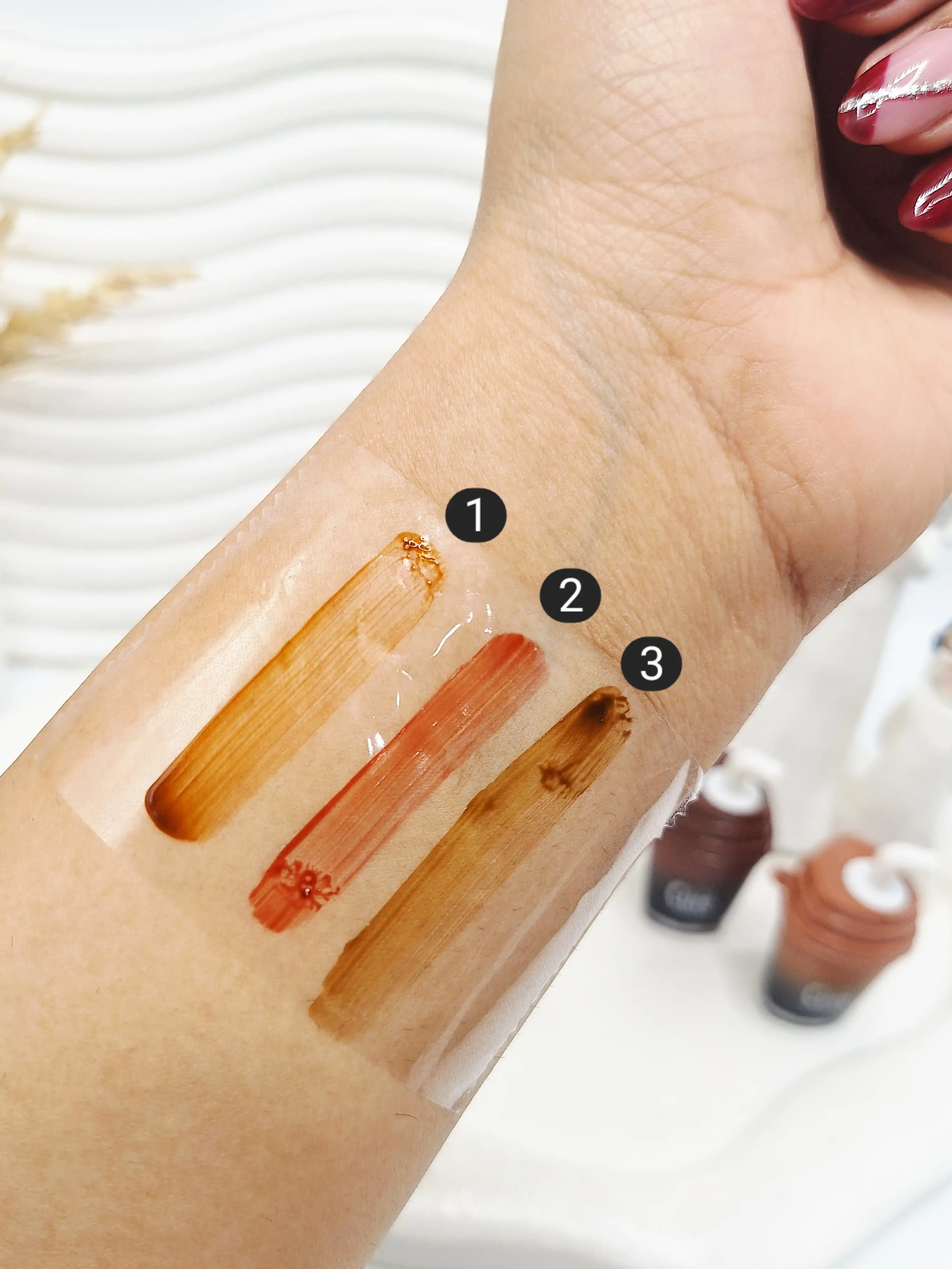 تینت لب و گونه قهوه ای طرح آیس پک نوشیدنی برند HUDA MATTE ΜΕ کد 523