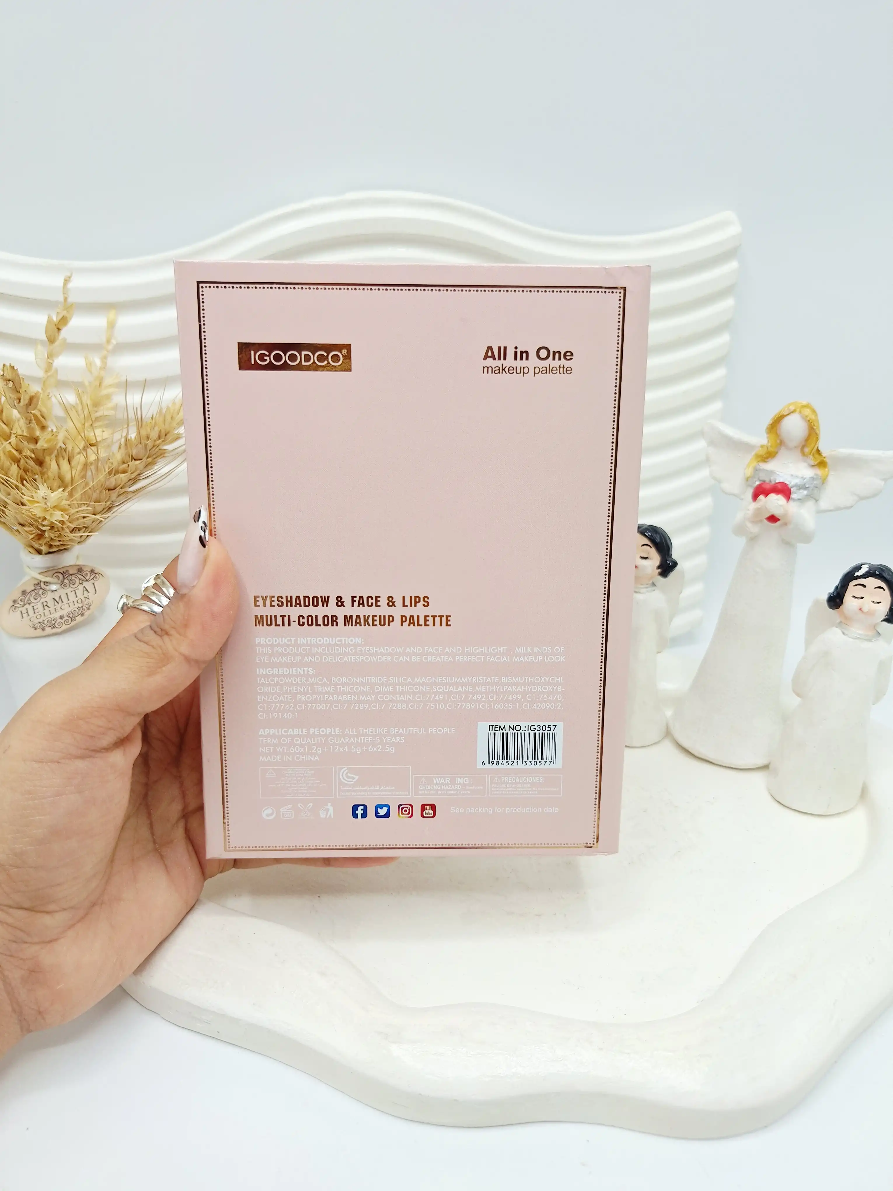 پالت سایه همه کاره کتابی برند IGOODCO کد 3057