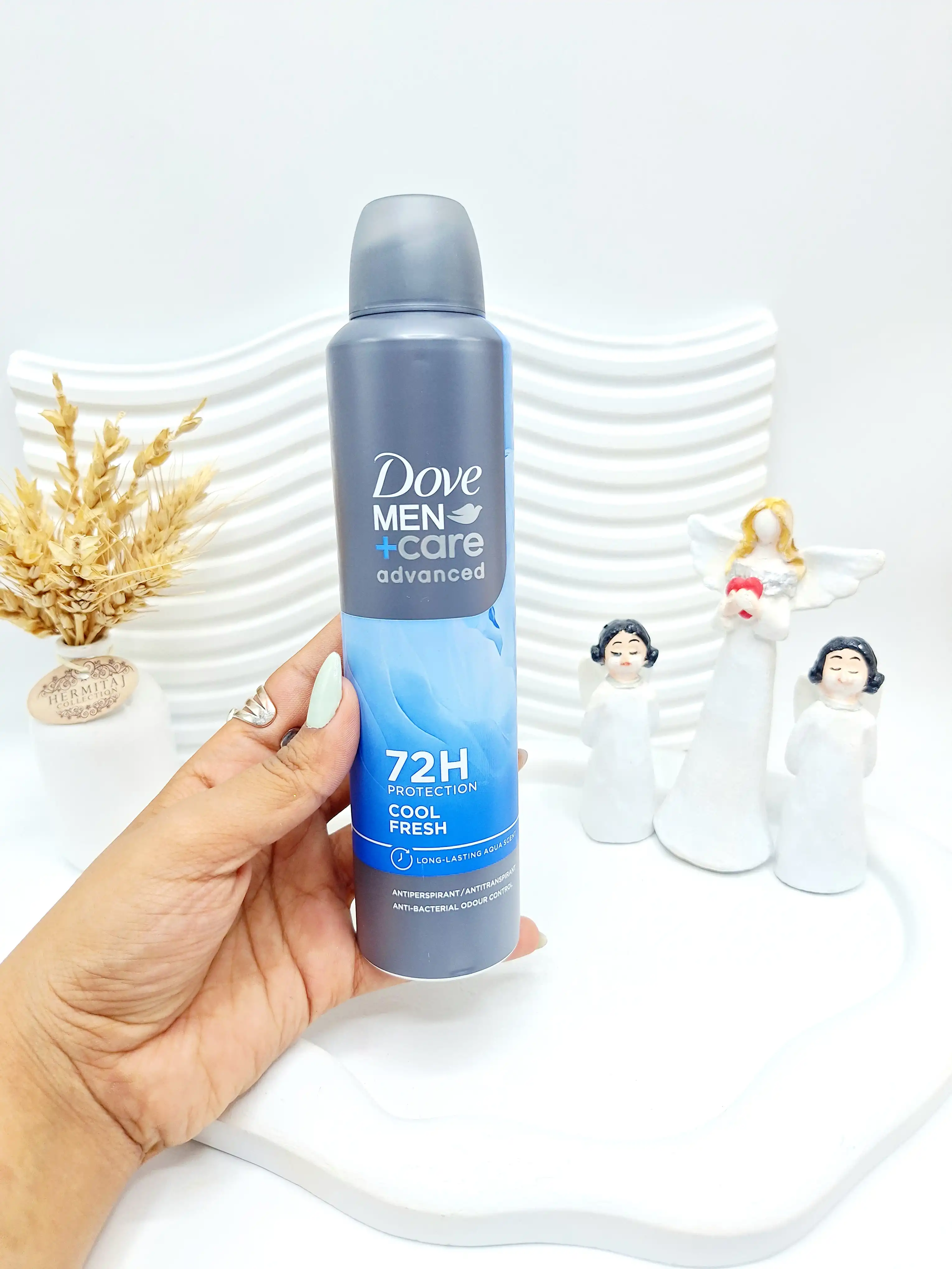 اسپری دئودرانت مردانه داو Dove رایحه Cool Fresh با ماندگاری ۷۲ ساعته کد 0526